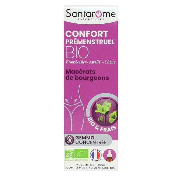 Confort Prémenstruel Bio macérats de bnourgeons 30ml