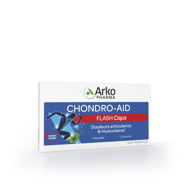 Chondro Aid Flash Caps confort musculaire 10 capsules