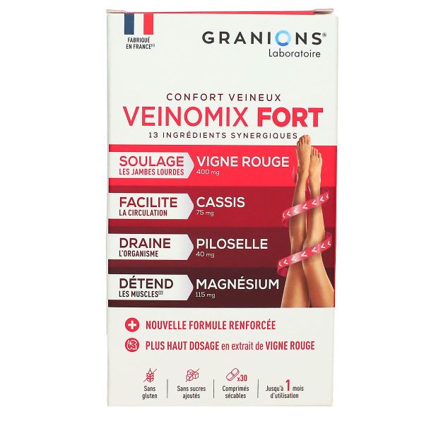 Veinomix confort veineux 30 comprimés secables