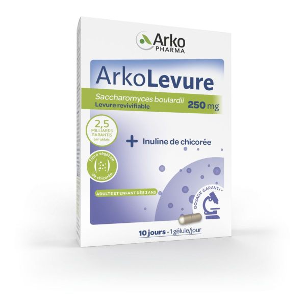 Arkolevure 250mg 10 gélules