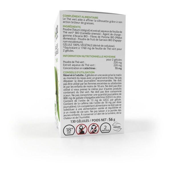 Arkogélules thé vert 130 gélules