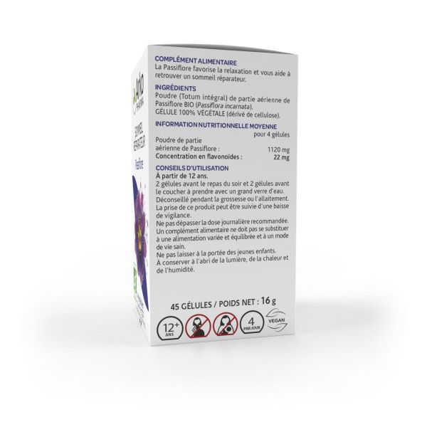 Arkogélules passiflore bio sommeil réparateur45 gélules