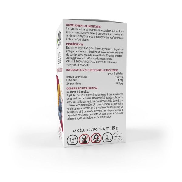 Arkogélules myrtille et Lutéine 45 capsules