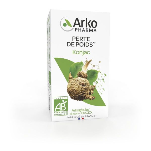 Arkogélules konjac bio perte de poids 150 gélules