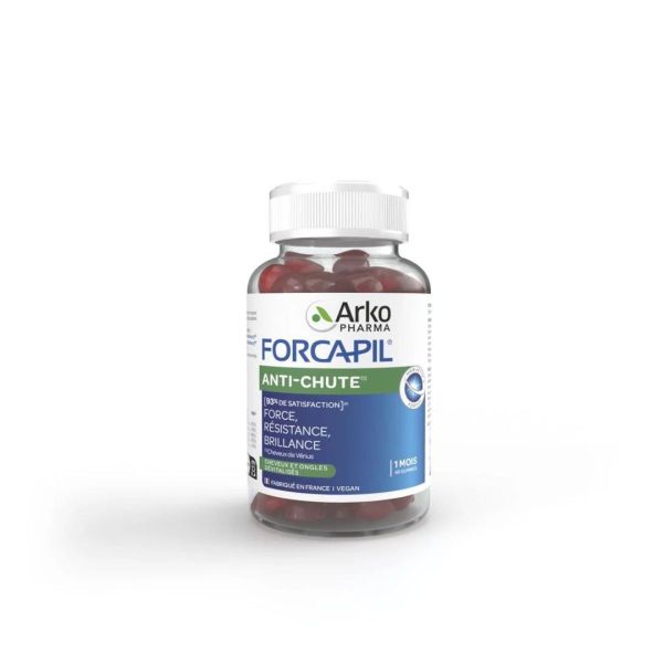 Forcapil anti-chute force résistance brillance 60 gummies