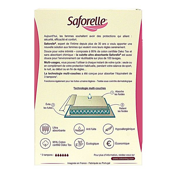 Culotte règles ultra absorbante XL