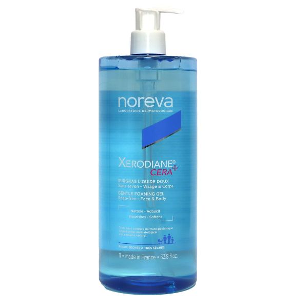 Xerodiane Cera+ gel surgras doux peau sèche 1 Litre